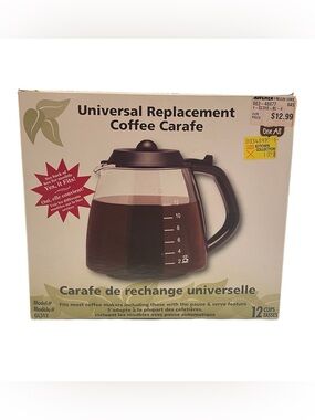 Universal Replacement Coffee 12 Cup Carafe Model# GL312 Server